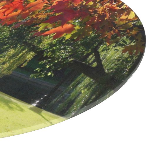 Fall Foliage von Boston Schneidebrett (Ecke)
