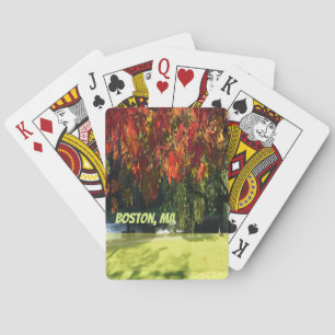 Fall Foliage von Boston Spielkarten