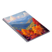 Fall Foliage | Watercolor Mountain Landscape Notizblock (Rechte Seite)