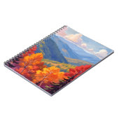Fall Foliage | Watercolor Mountain Landscape Notizblock (Linke Seite)