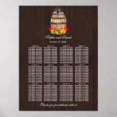 Fall Foliage Weinrebe Rebsorte Poster (Vorne)