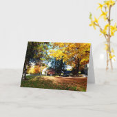 Fall-Folien - Blankokarte Karte (Gelbe Blume)