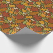 Fall Foliing Paper Geschenkpapier (Ecke)