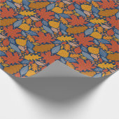 Fall Foliing Paper Geschenkpapier (Ecke)