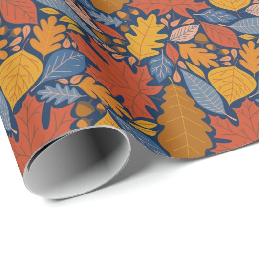 Fall Foliing Paper Geschenkpapier (Rolleneckpunkt)