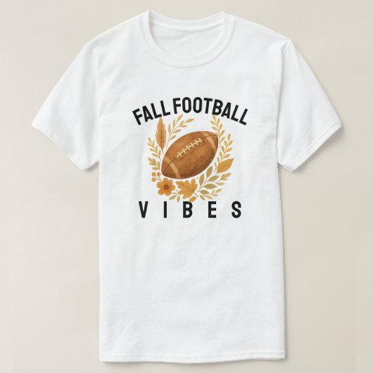 Fall Football Vibes T-Shirt (Design vorne)