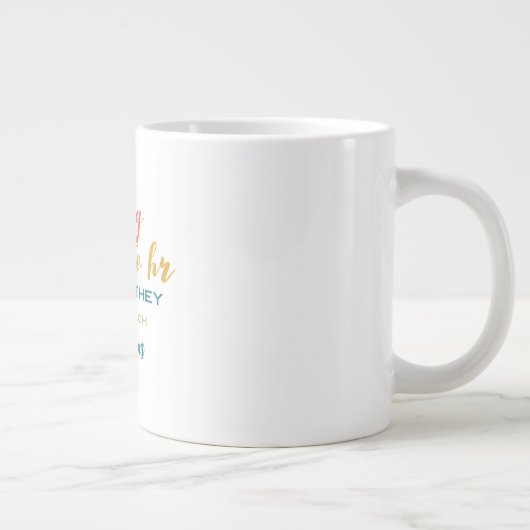 Fall for HR Mugs Jumbo-Tasse (Rechts)