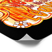 Fall For Jesus He Never Leaves Christian Faith Cro Poster (Ecke)