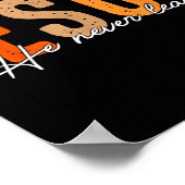 Fall For Jesus He Never Leaves Leaves Autumn Chris Poster (Ecke)