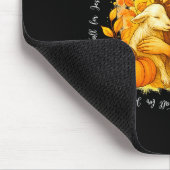 Fall For Jesus He Never Leaves Retro Thanksgiving Mousepad (Ecke)