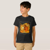 Fall For Jesus He Never Leaves Retro Thanksgiving T-Shirt (Vorne ganz)