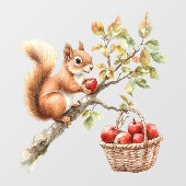 Fall Forest Animal Window Cloning Fensteraufkleber (Blatt)