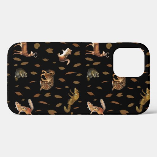 Fall Forest Animals Autumn Leaves Case-Mate iPhone Hülle (Rückseite (Horizontal))