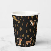 Fall Forest Animals Autumn Leaves Pappbecher (Links)