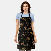 Fall Forest Animals Autumn Leaves Schürze (Getragen)