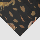 Fall Forest Animals Autumn Leaves Seidenpapier (Ausschnitt)