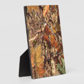 Fall Forest Bush Camouflage Fotoplatte (Seite)