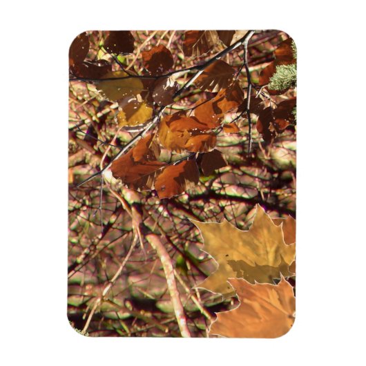 Fall Forest Bush Camouflage Magnet (Vertikal)