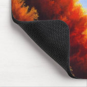 Fall Forest by Ocean Mousepad (Ecke)