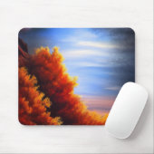 Fall Forest by Ocean Mousepad (Mit Mouse)