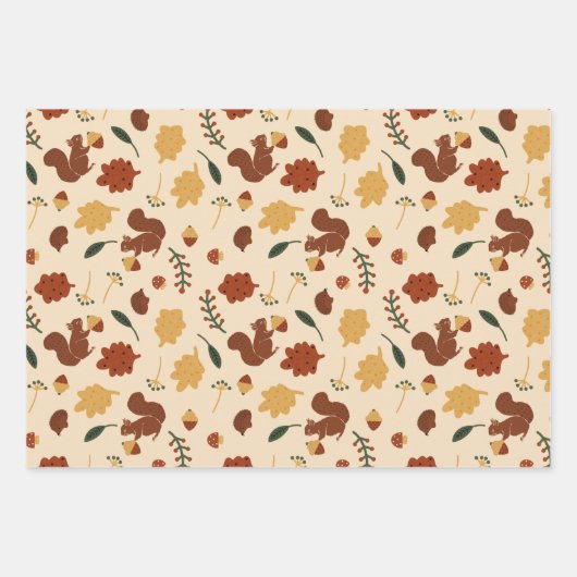 Fall Forest Geschenkpapier Set (Vorderseite 2)