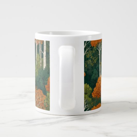 Fall Forest Tasse - Das perfekte Geschenk für die (Rückseite)