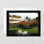 Fall Fort Mackinac Postcard Postkarte (Vorne/Hinten)