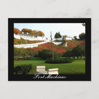Fall Fort Mackinac Postcard Postkarte