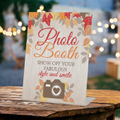 Fall Foto Booth Brautparty oder Hochzeit Sockelschild