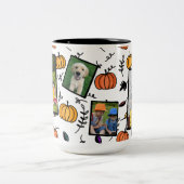 Fall-Foto-Tasse Zweifarbige Tasse (Mittel)