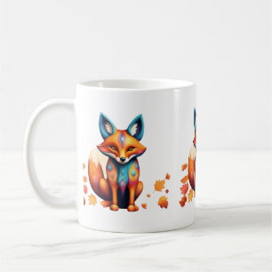 Fall Fox Alebrije Kaffeetasse
