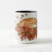Fall Fox coffee mug Tasse (Zentrum)