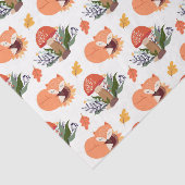 Fall Fox Mushroom (Design 32 Yellow/Orange Series) Seidenpapier (Ausschnitt)