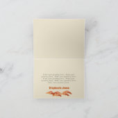 Fall Fox Woodland Geburtstag (Innenseite)