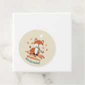 Fall Fox Woodland Geburtstag Geschenkanhänger (Beispiel)