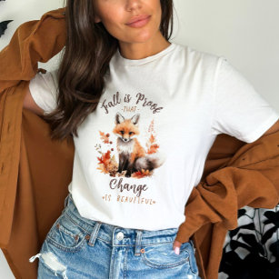 Fall-Fox-Zitat T-Shirt