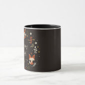 Fall Foxes with customizable text Tasse (Zentrum)