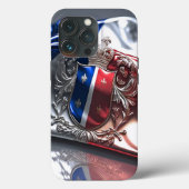 Fall FRANCE Shield I-Phone Case-Mate iPhone Hülle (Rückseite)