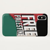 Fall "Free Palestine iPhone X": Symbol der Solidar Case-Mate iPhone Hülle (Rückseite (Horizontal))