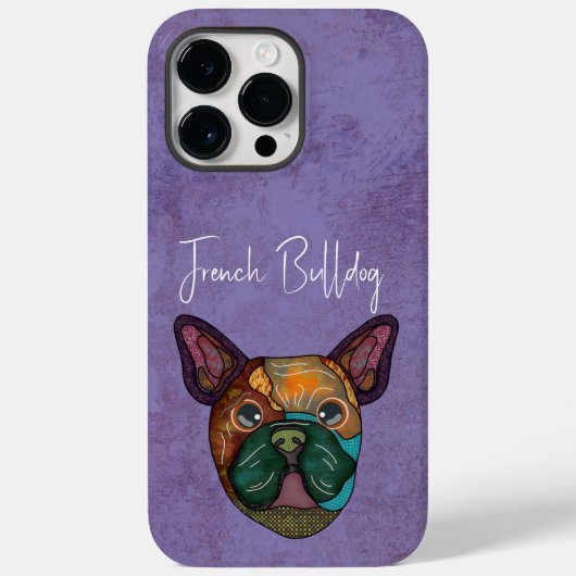 Fall "French Bulldog" Ugly Face Case-Mate iPhone Hülle (Rückseite)