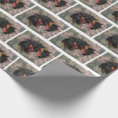 Fall Friesian Horse Geschenkpapier (Ecke)