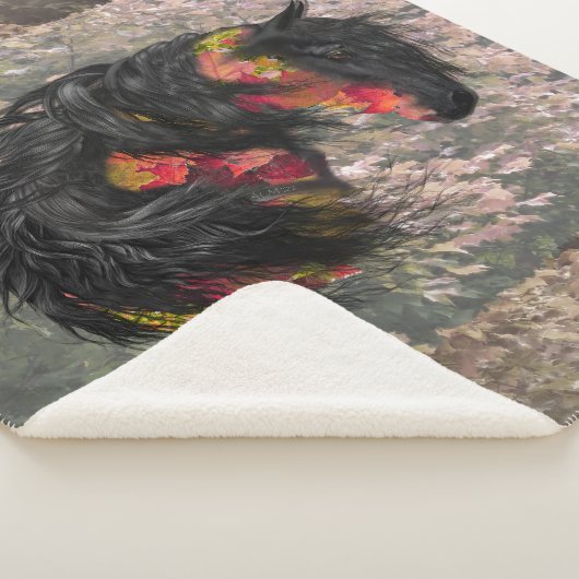 Fall Friesian Horse Sherpadecke (3/4)