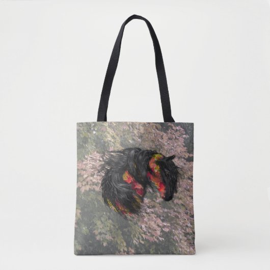 Fall Friesian Horse Tasche (Vorderseite)