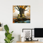 Fall Frogs Poster (Heimbüro)
