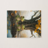 Fall Frogs Puzzle (Horizontal)