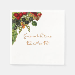 Fall Fruit Napkins Serviette