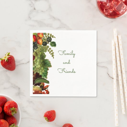 Fall Fruit Napkins Serviette (Beispiel)