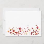 Fall Fun Kindergeburtstag Party Einladung (Rückseite)