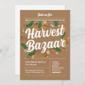 Fall Fundraiser Einladung zum Erntedankfest (Vorne/Hinten)