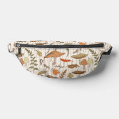 Fall Fungi und Blätter - nahtloses Muster. Bauchtasche (Ablage )